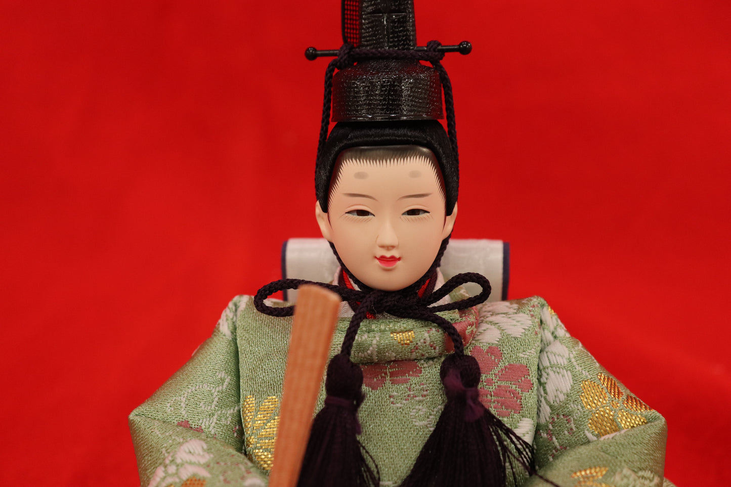 親王飾り雛人形セット (40cm×27cm×24cm)