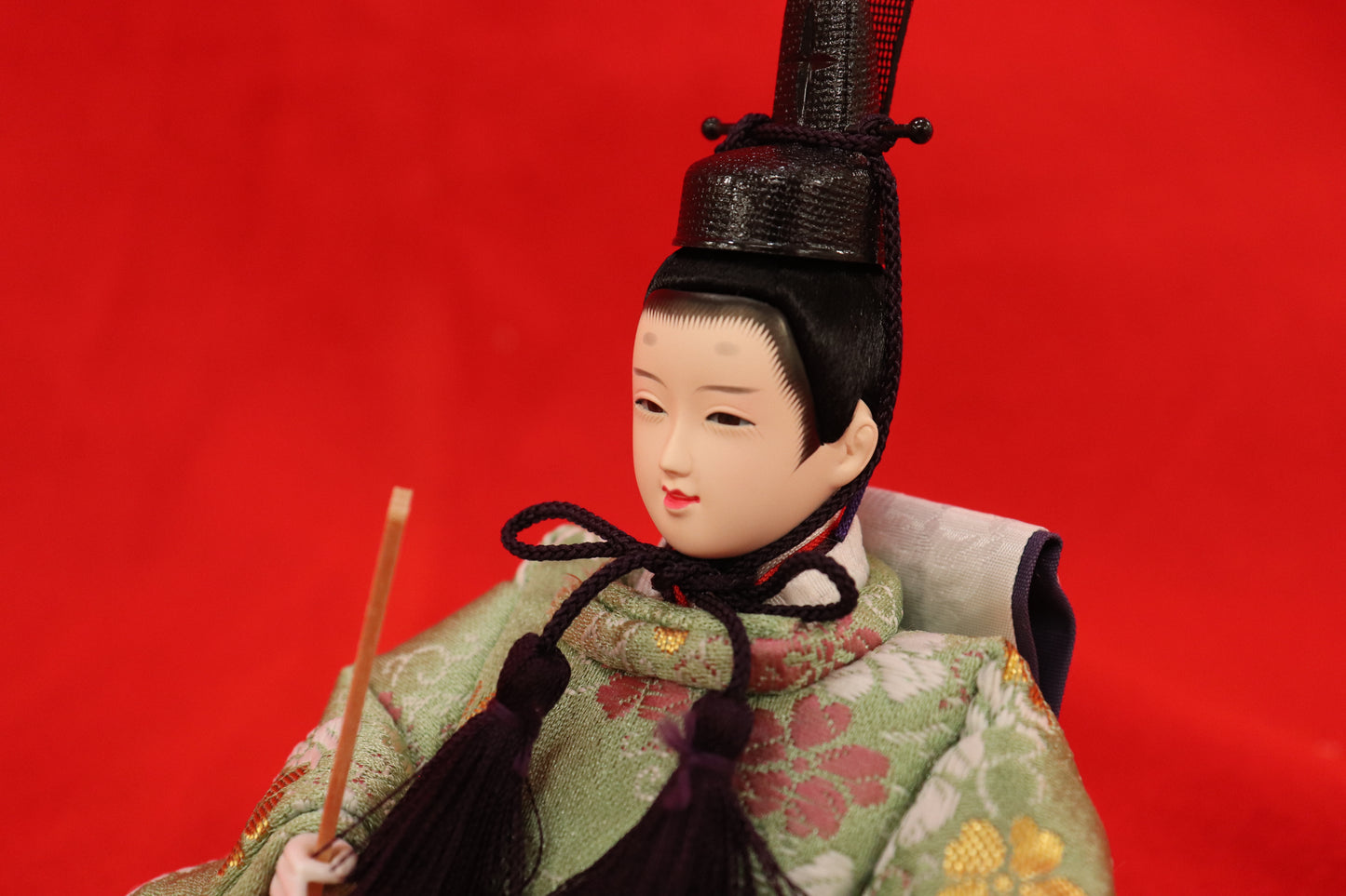 親王飾り雛人形セット (40cm×27cm×24cm)