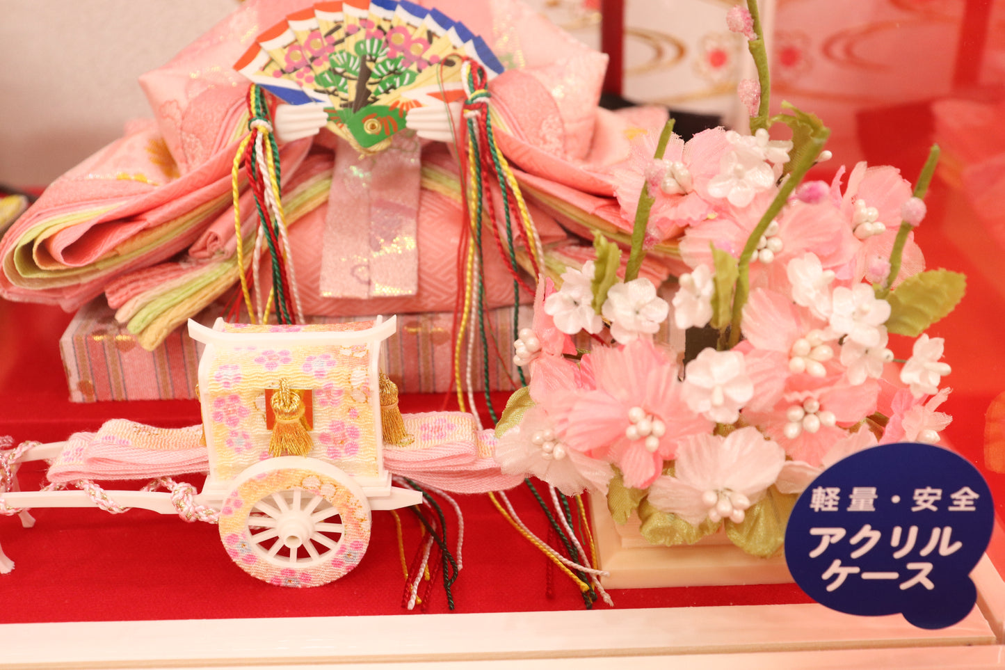 雛人形アクリルケース (48cm×30cm×34㎝）