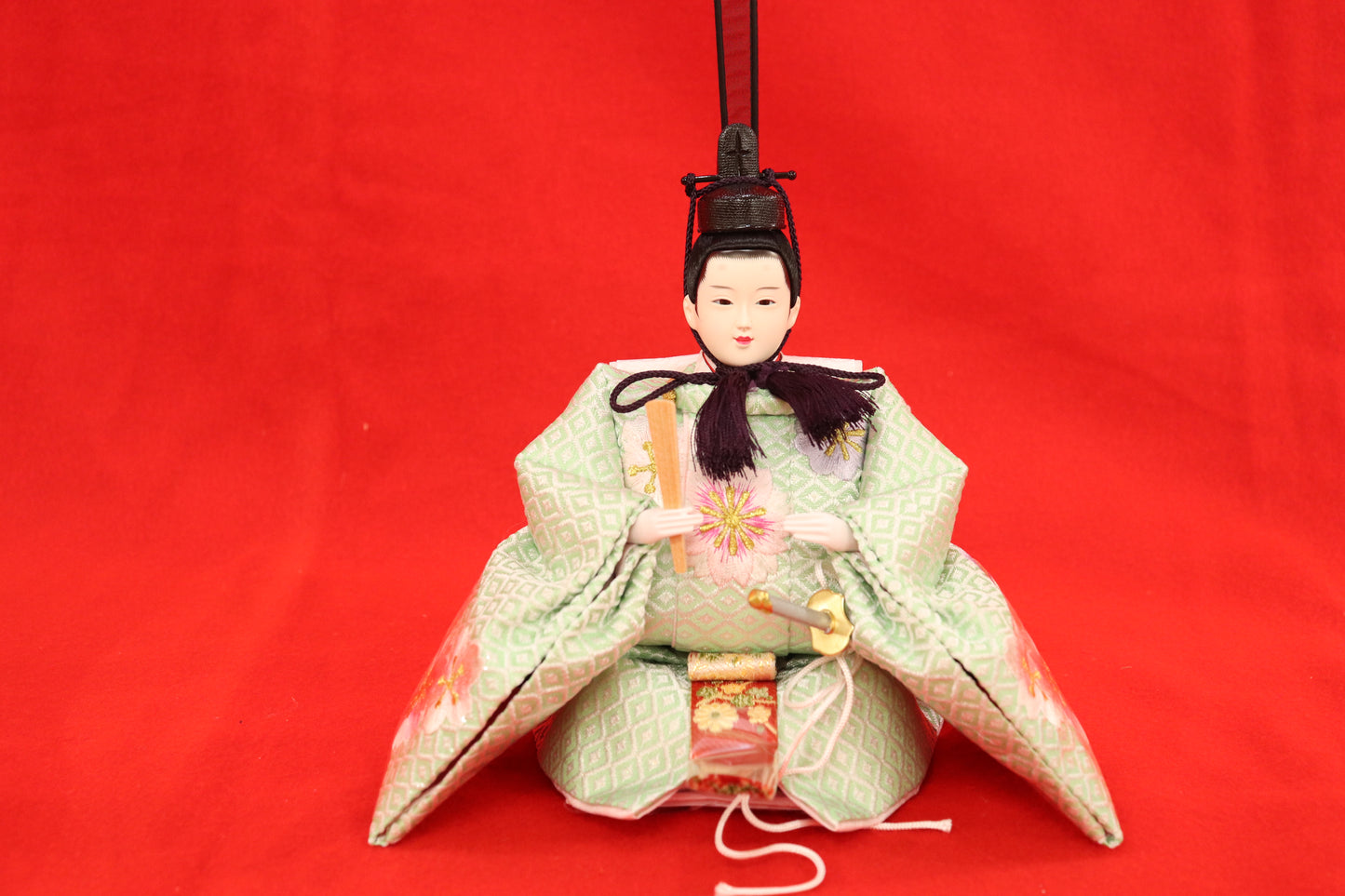 親王飾り雛人形セット (55cm×38cm×26cm)