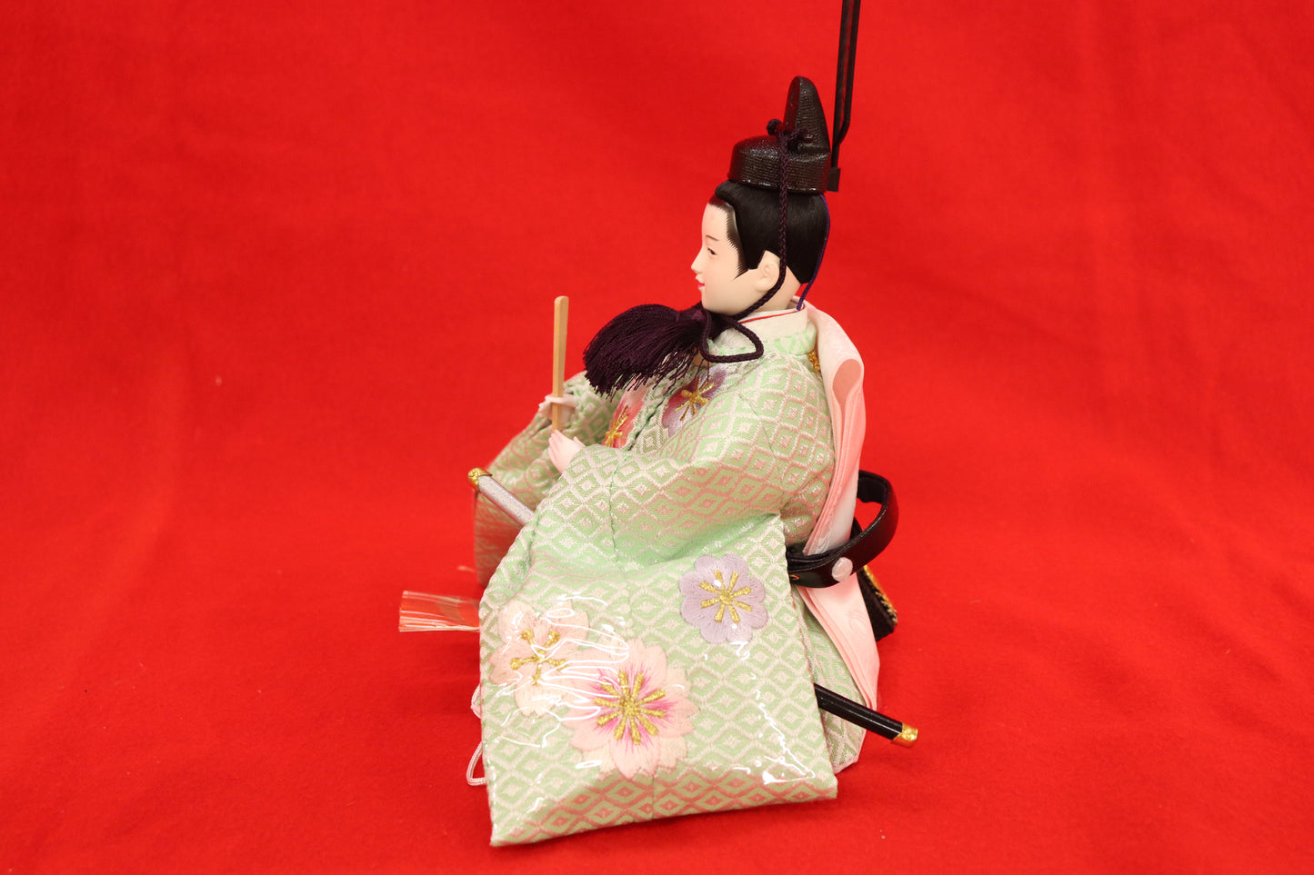 親王飾り雛人形セット (55cm×38cm×26cm)