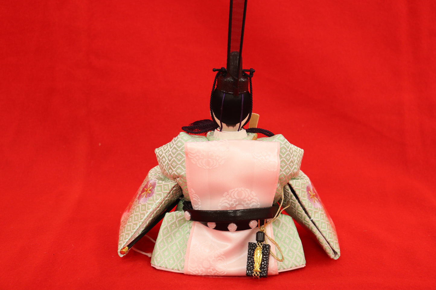 親王飾り雛人形セット (55cm×38cm×26cm)