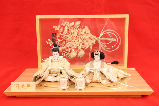 親王飾り雛人形セット (49cm×32cm×28cm)