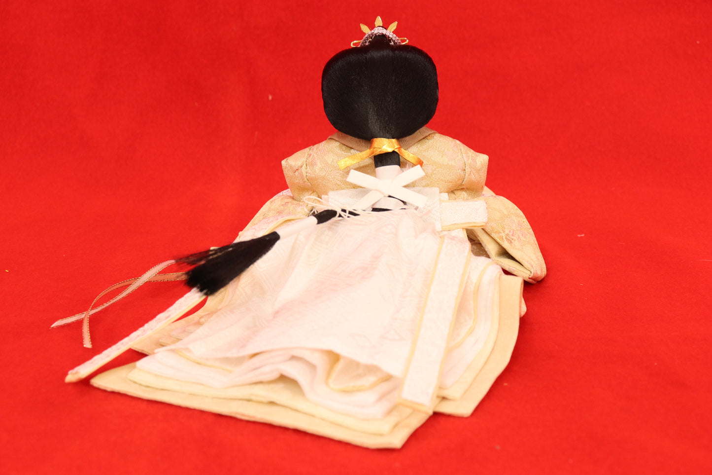 親王飾り雛人形セット (49cm×32cm×28cm)