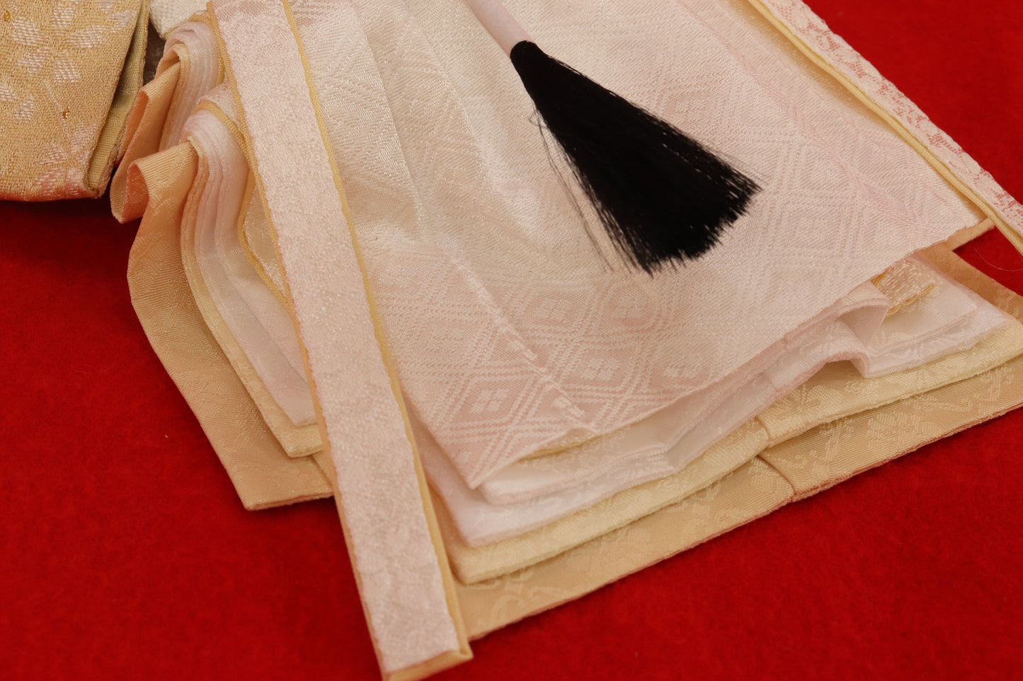 親王飾り雛人形セット (49cm×32cm×28cm)