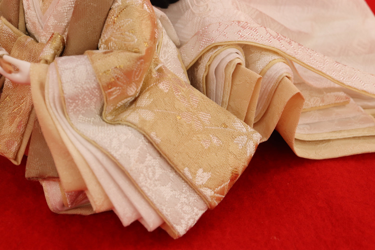 親王飾り雛人形セット (49cm×32cm×28cm)