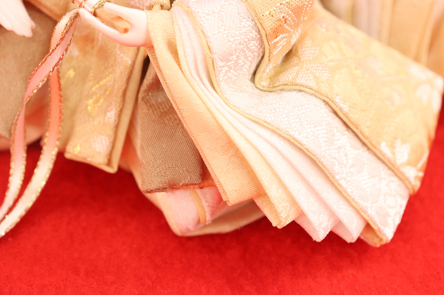 親王飾り雛人形セット (49cm×32cm×28cm)