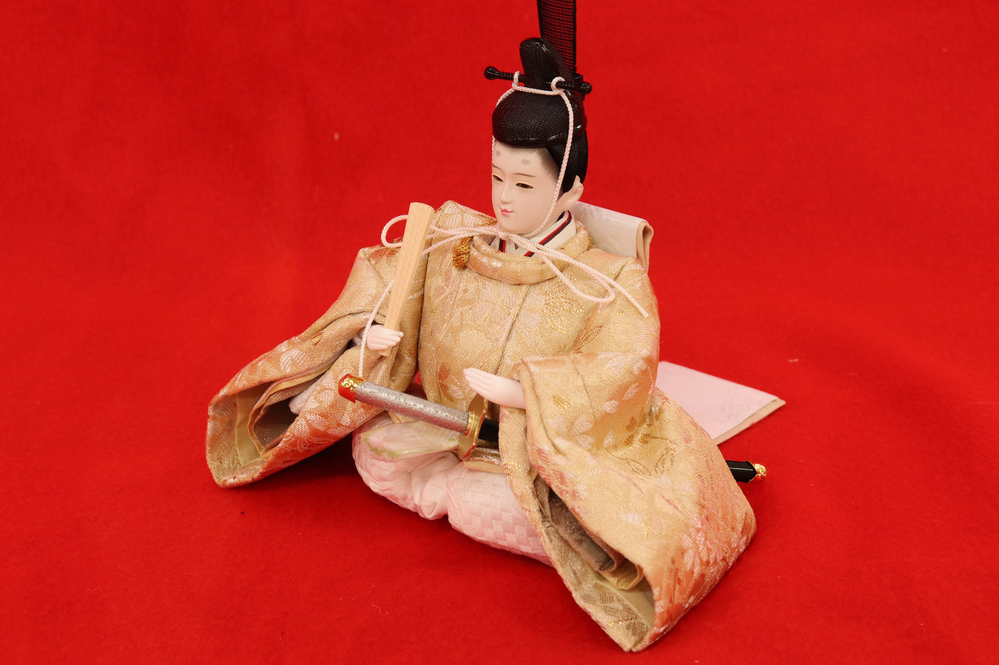 親王飾り雛人形セット (49cm×32cm×28cm)