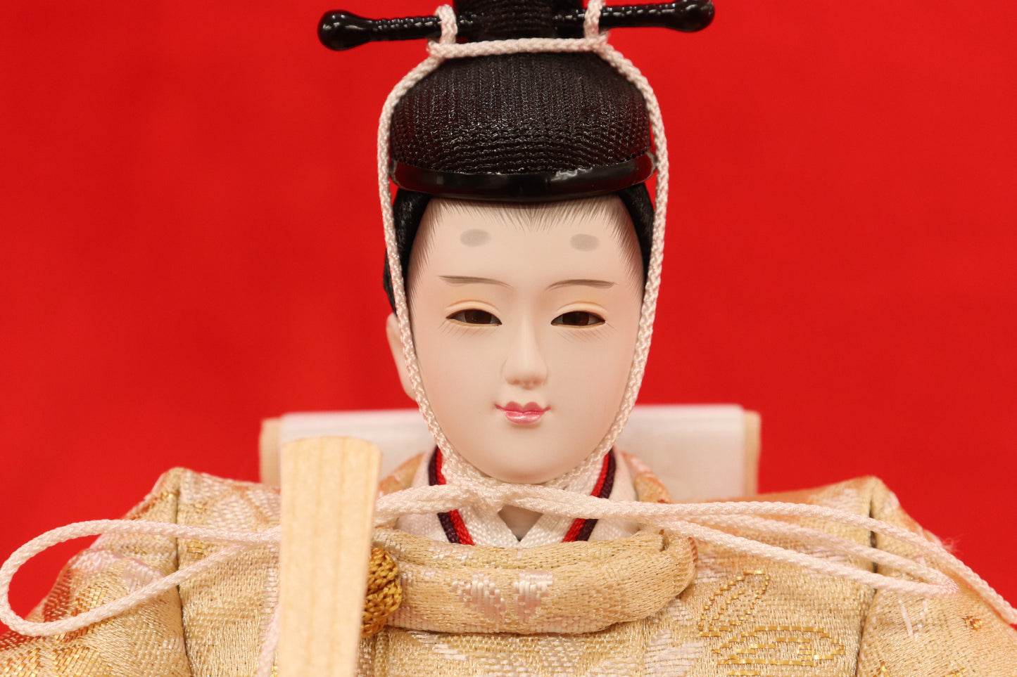 親王飾り雛人形セット (49cm×32cm×28cm)