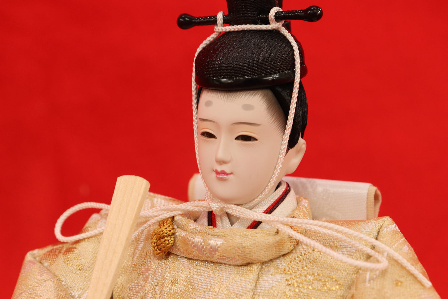 親王飾り雛人形セット (49cm×32cm×28cm)