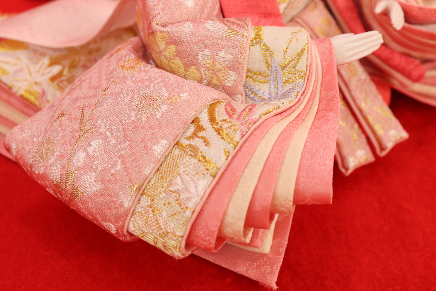 収納五人飾り雛人形セット(60cm×53cm×63cm)