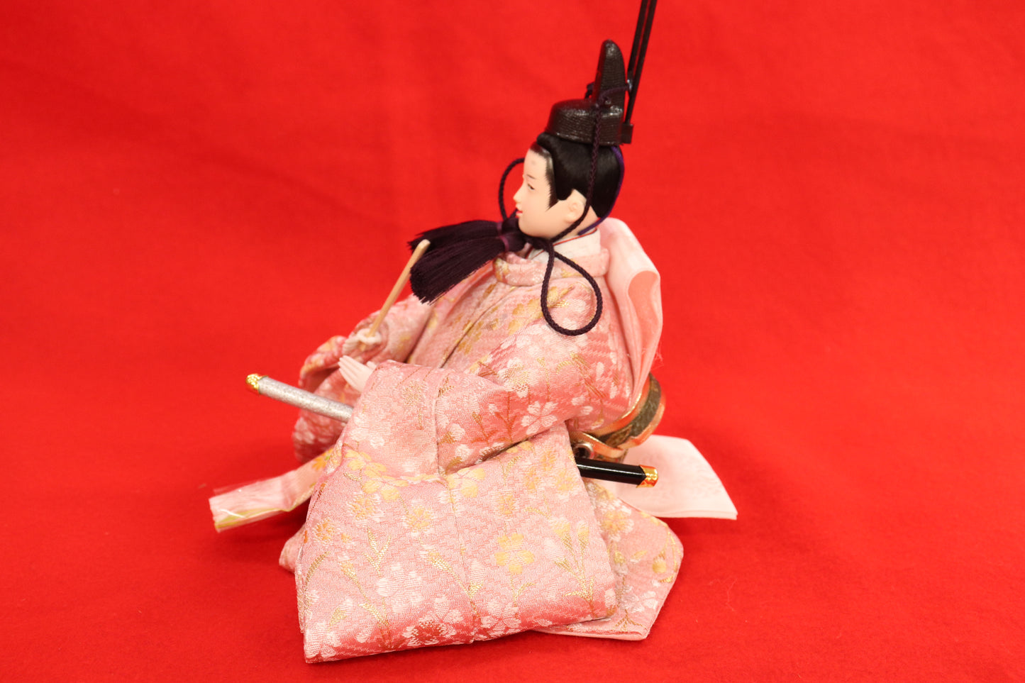 収納五人飾り雛人形セット(60cm×53cm×63cm)