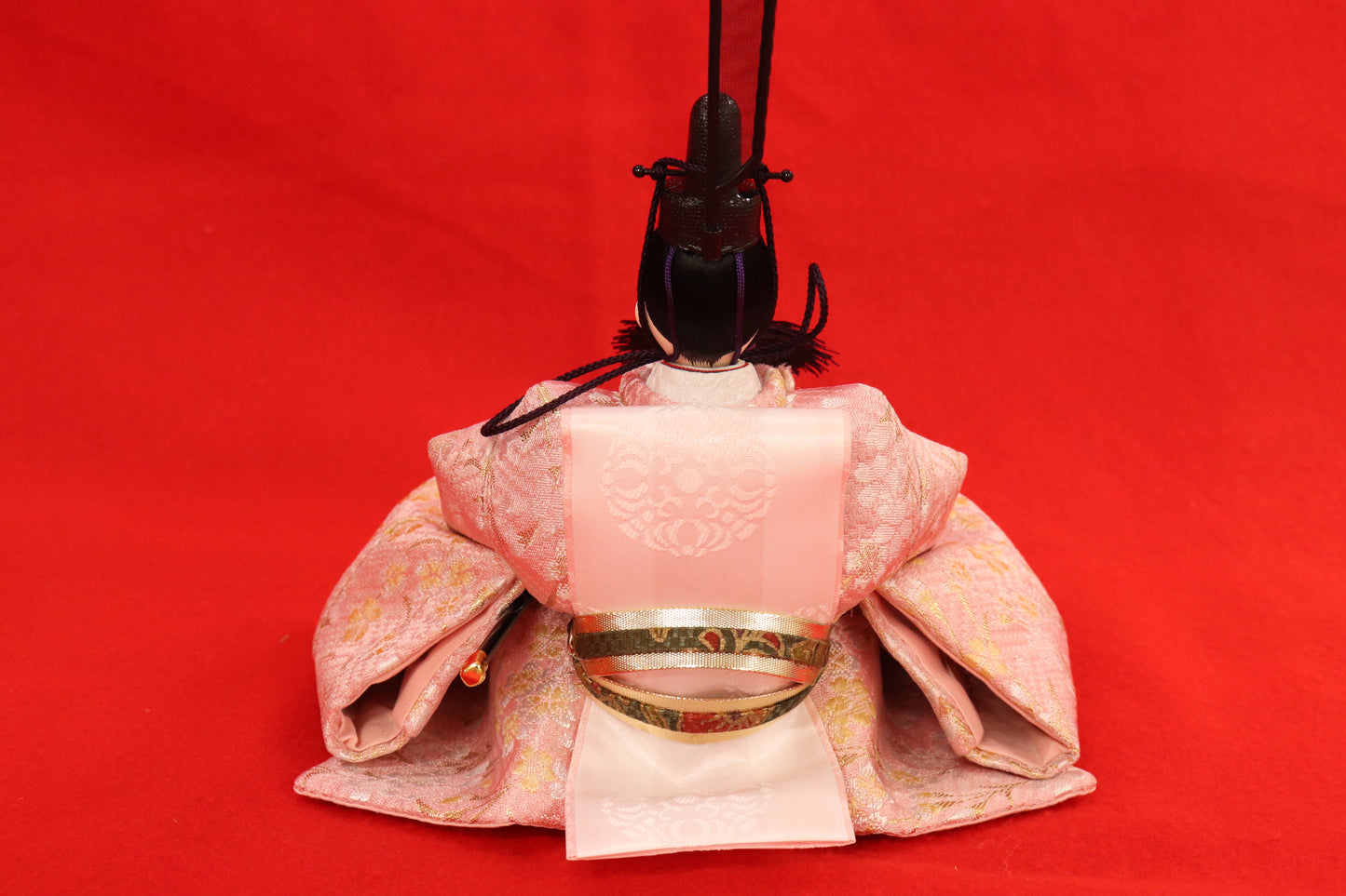 収納五人飾り雛人形セット(60cm×53cm×63cm)