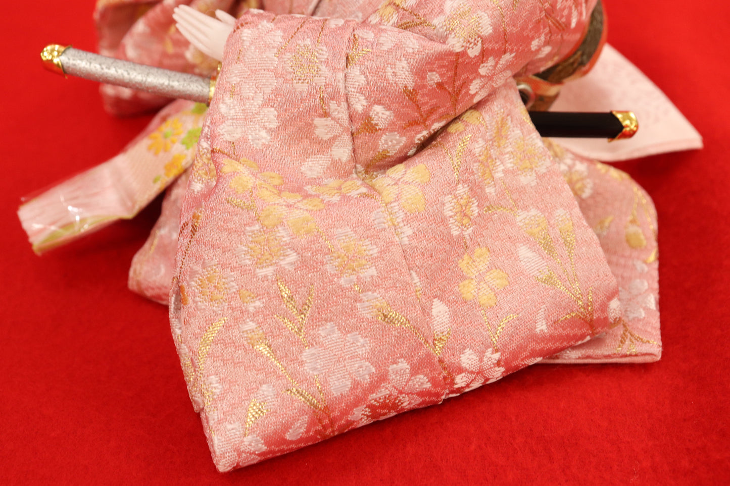 収納五人飾り雛人形セット(60cm×53cm×63cm)