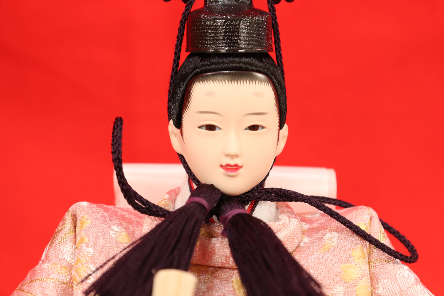 収納五人飾り雛人形セット(60cm×53cm×63cm)