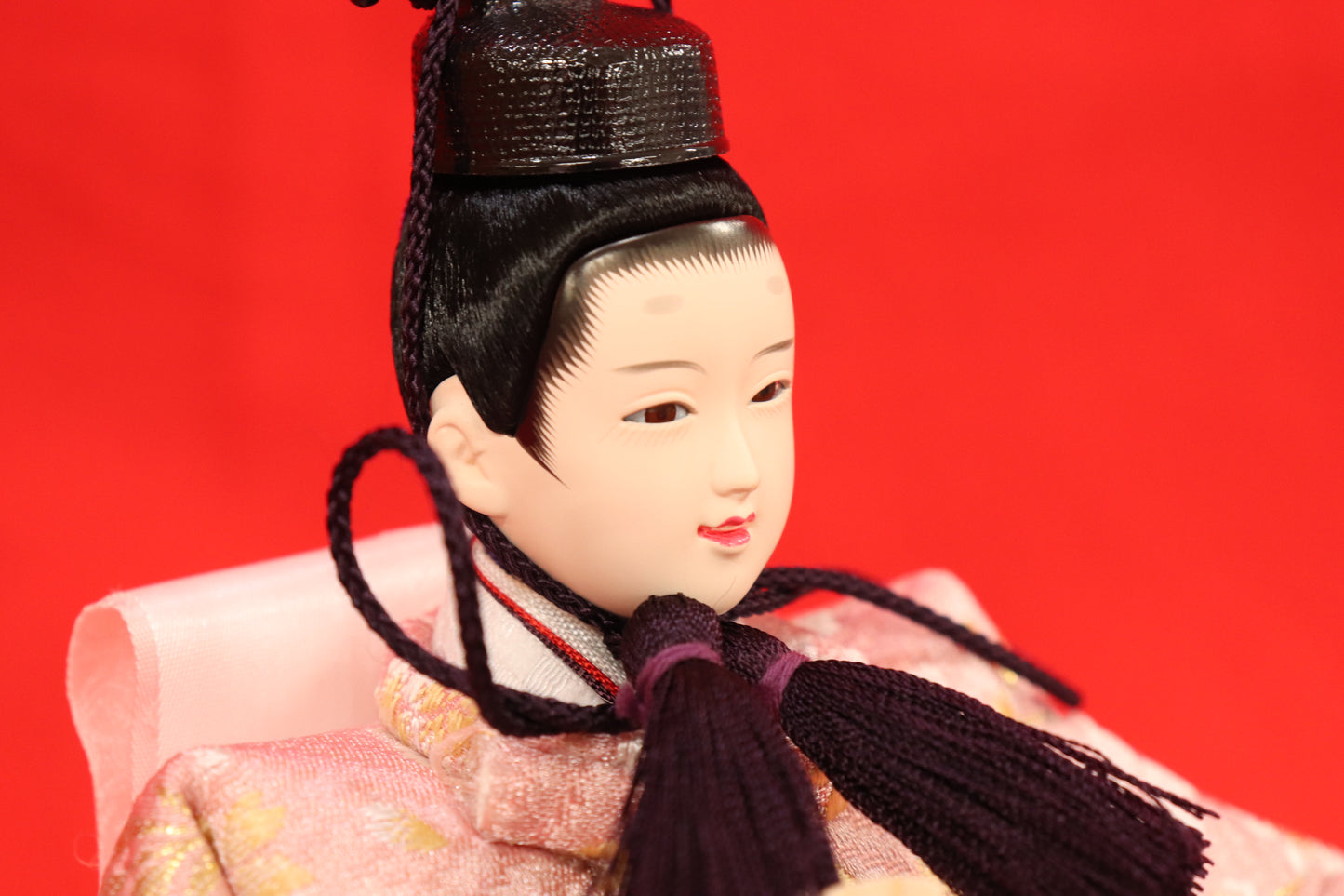 収納五人飾り雛人形セット(60cm×53cm×63cm)