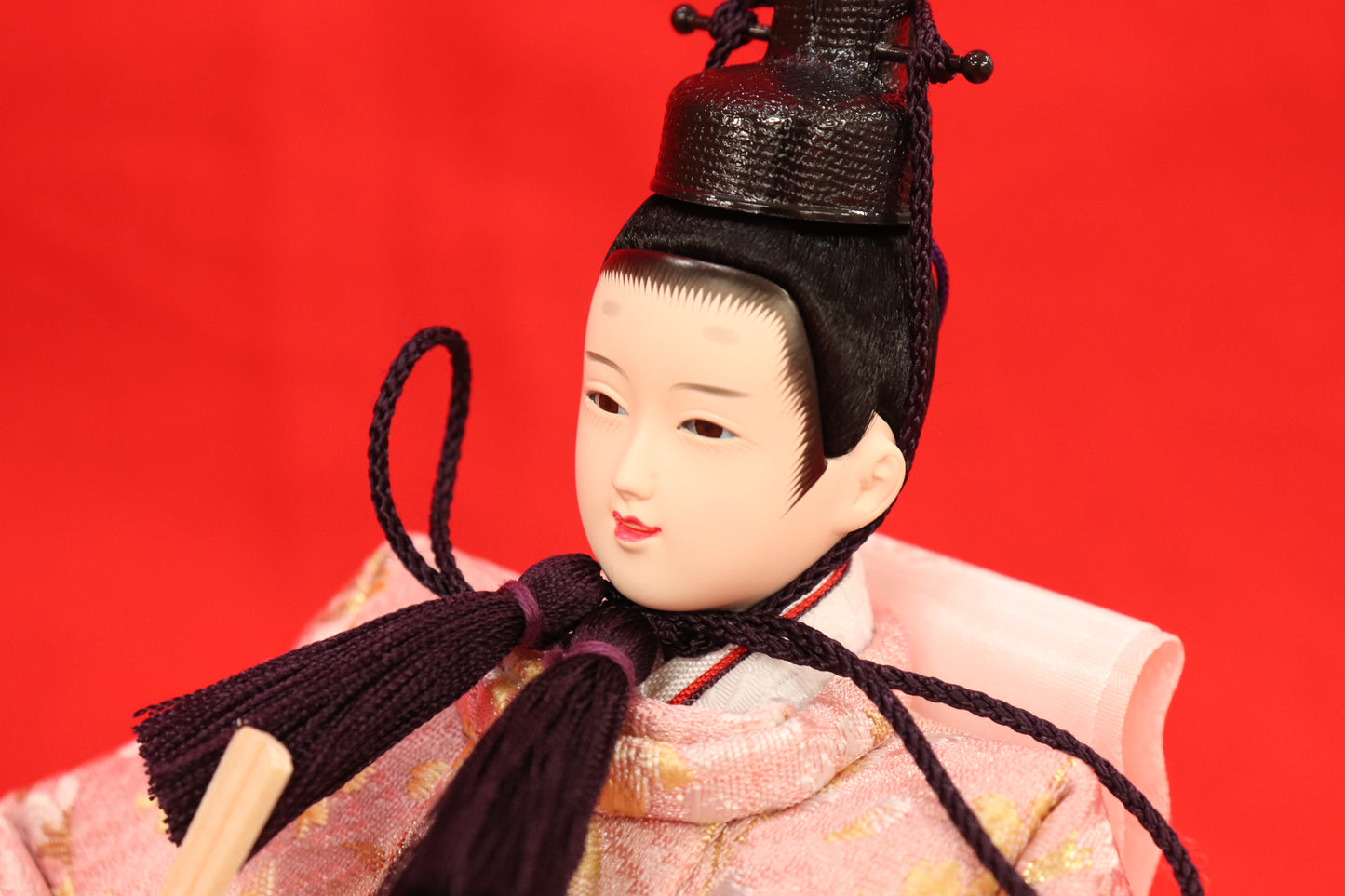 収納五人飾り雛人形セット(60cm×53cm×63cm)