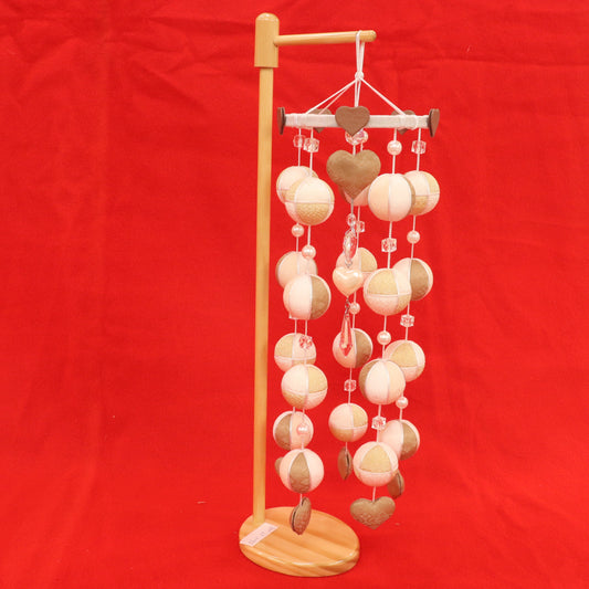 吊るし飾り　マリ　ベージュ　高さ44㎝