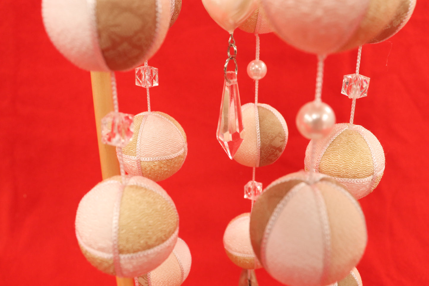 吊るし飾り　マリ　ベージュ　高さ44㎝