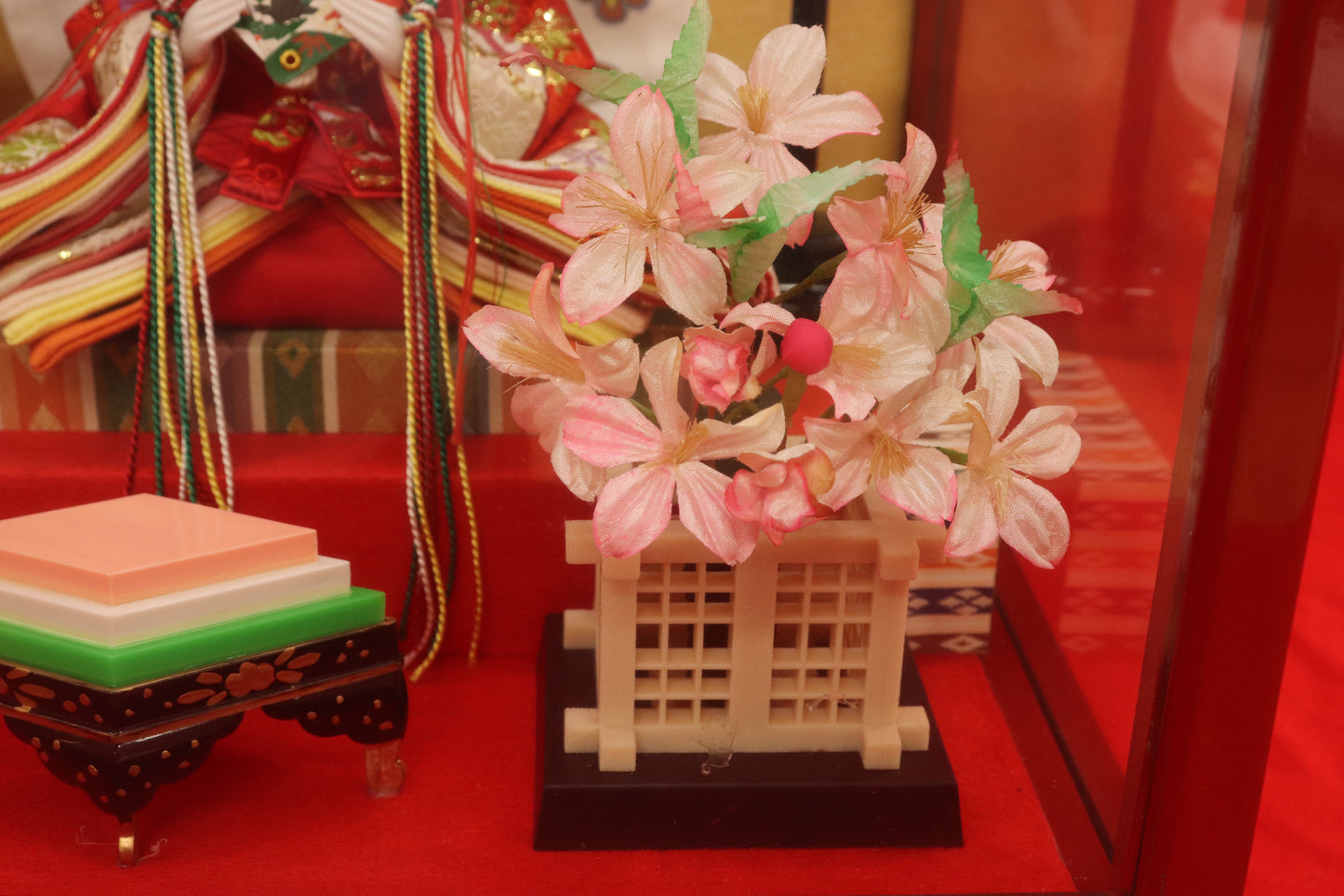 雛人形ガラスケース(55cmx28cmx37cm)