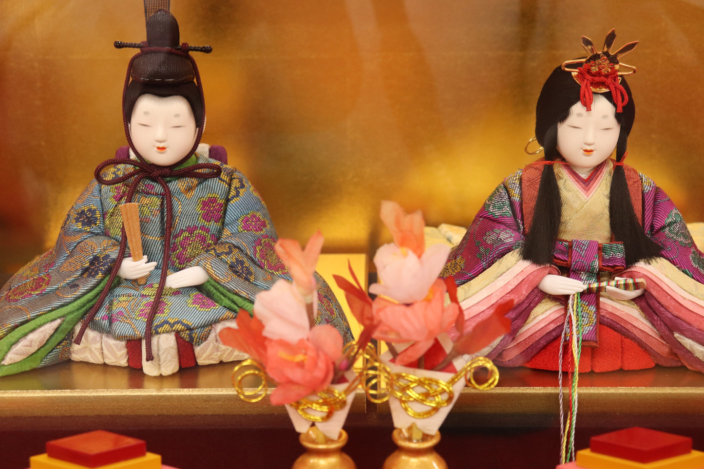 雛人形ガラスケース (48cmx28cmx35cm)