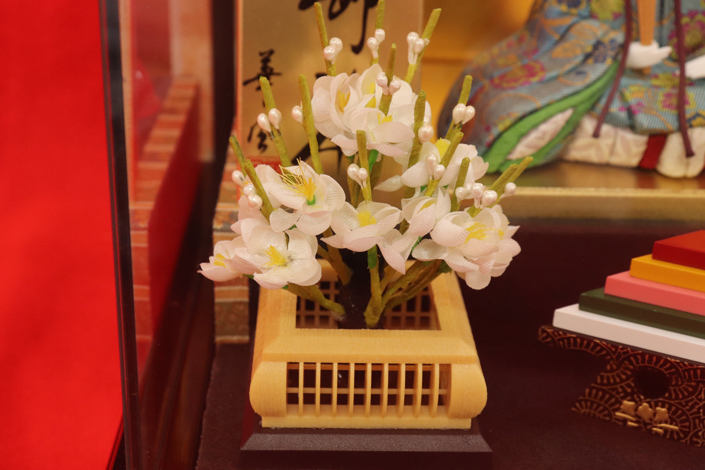 雛人形ガラスケース (48cmx28cmx35cm)