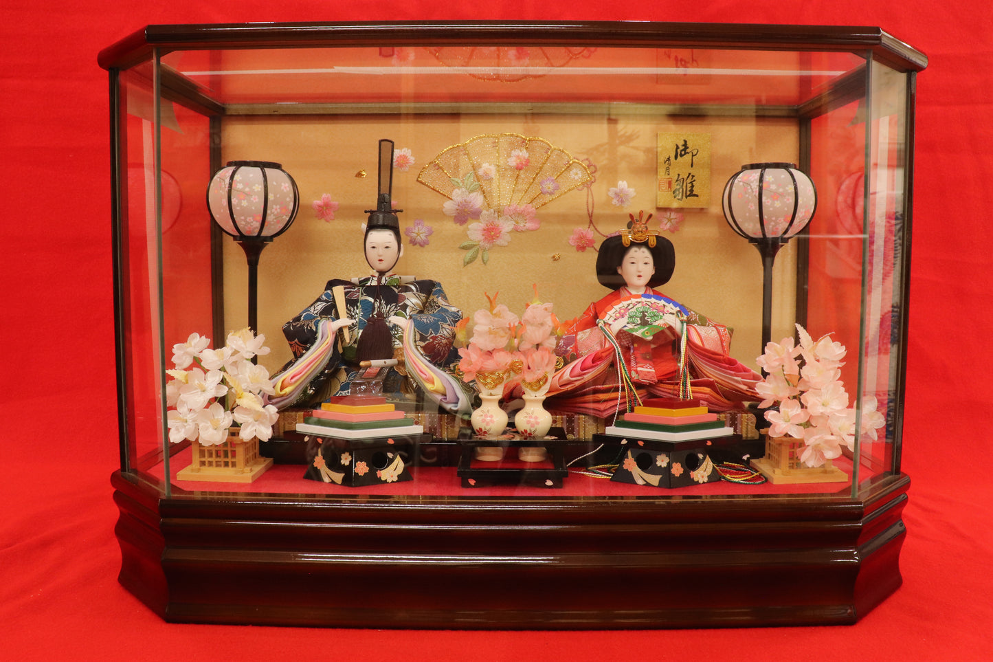 雛人形ガラスケース(60cmx28cmx36cm)