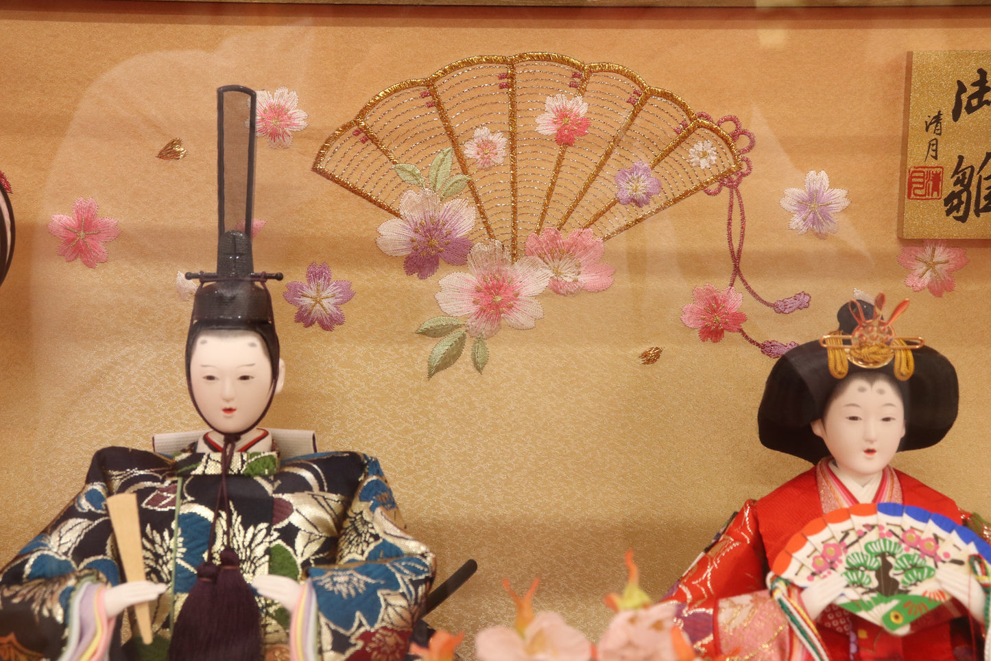 雛人形ガラスケース(60cmx28cmx36cm)