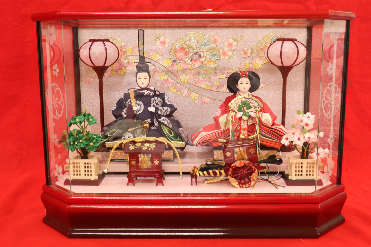 雛人形ガラスケース(54cmx32cmx38cm)