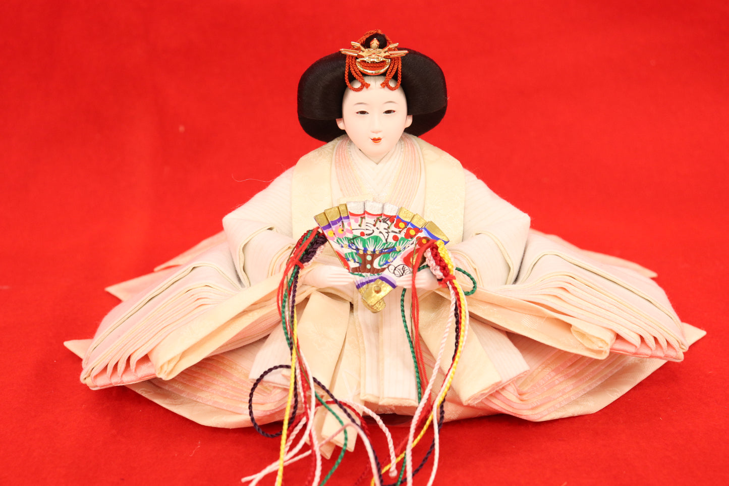 親王飾り雛人形セット （55×33×23cm）