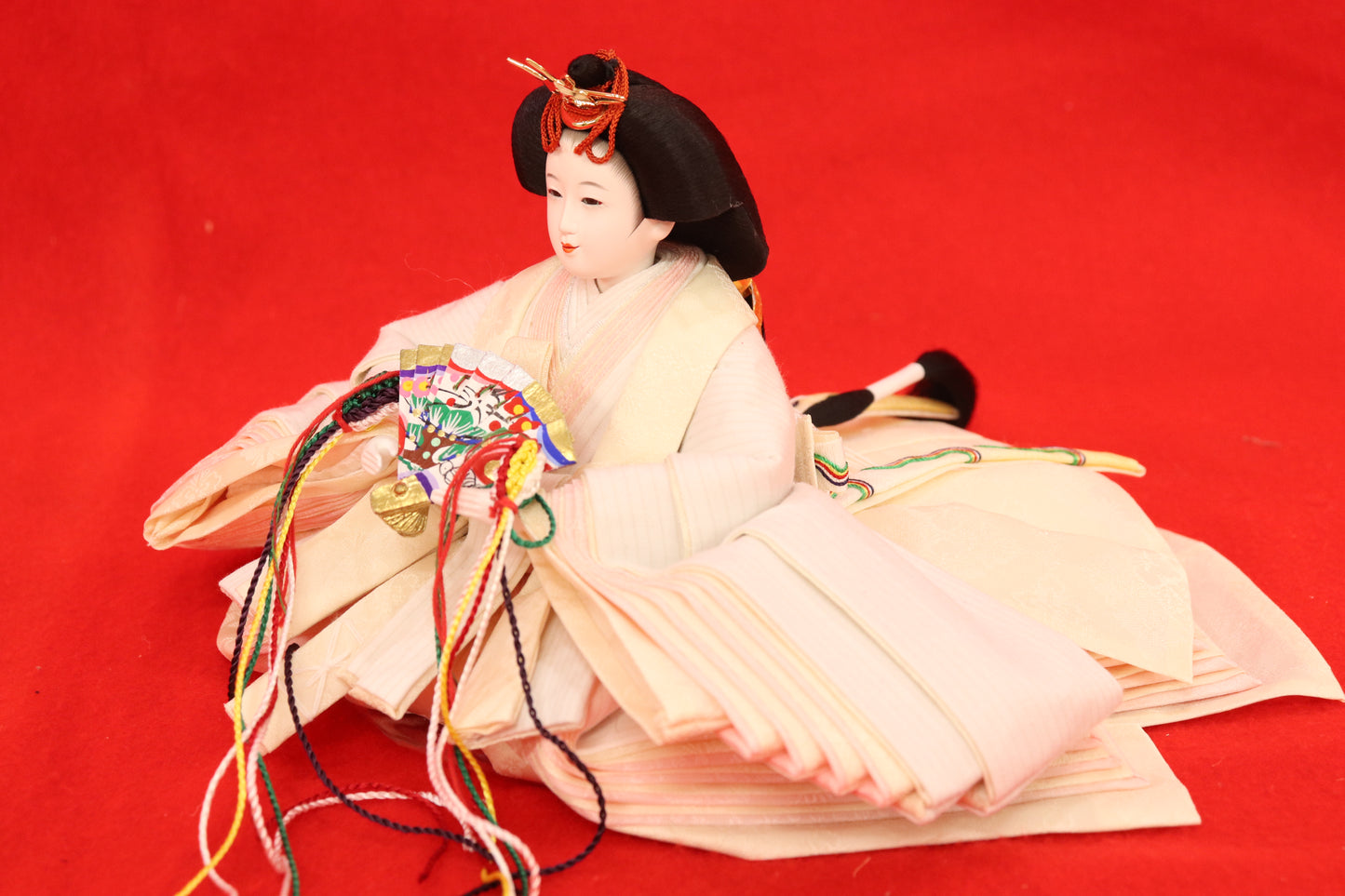 親王飾り雛人形セット （55×33×23cm）