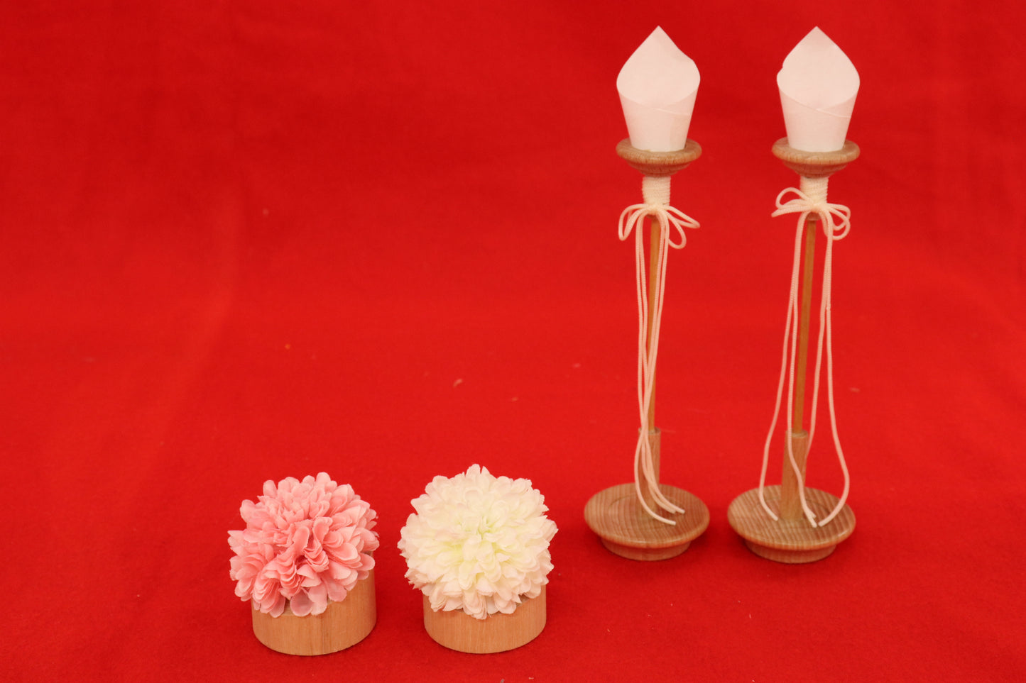 親王飾り雛人形セット （55×33×23cm）