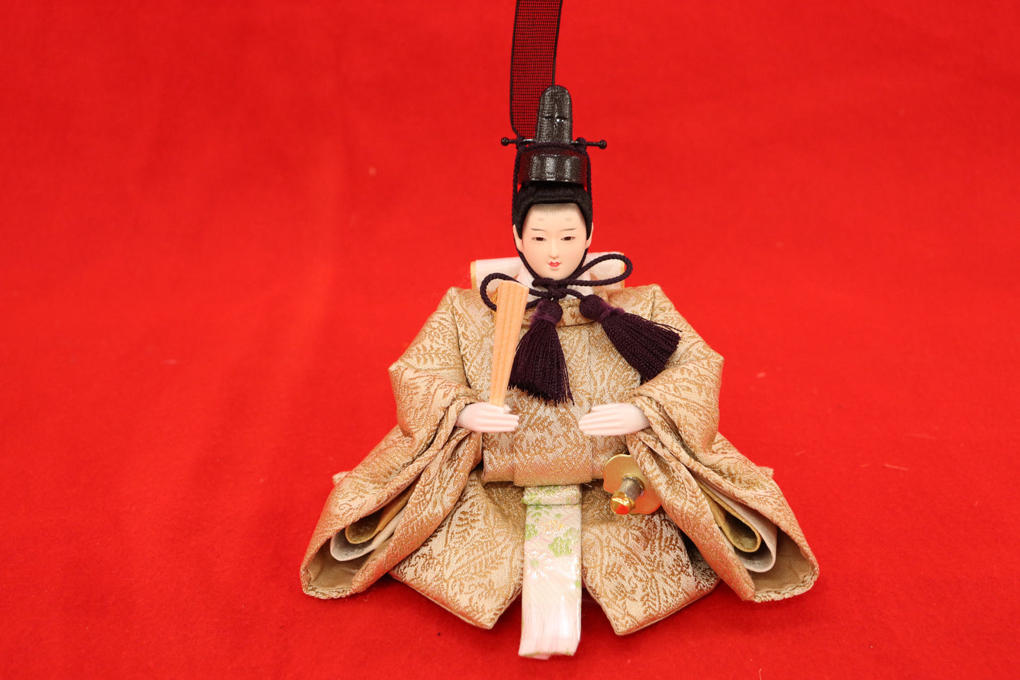 収納親王飾り雛人形セット（43cm×31cm×42cm）