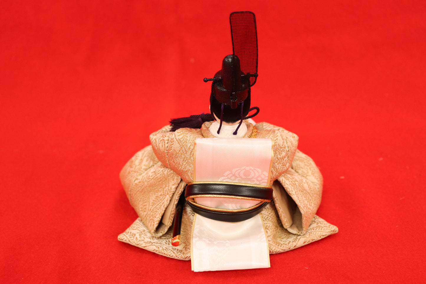 収納親王飾り雛人形セット（43cm×31cm×42cm）