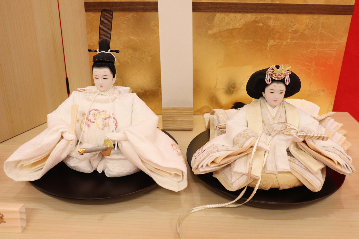 親王飾り雛人形セット （58×33×29cm）　