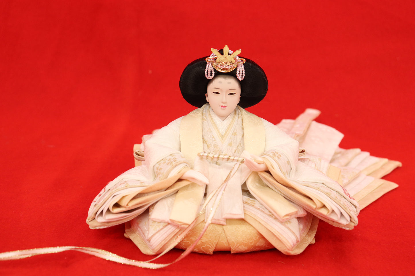 親王飾り雛人形セット （58×33×29cm）　