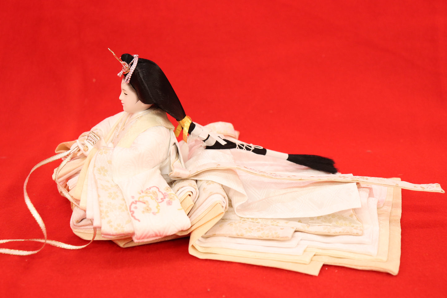 親王飾り雛人形セット （58×33×29cm）　