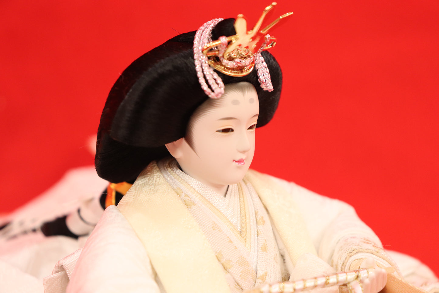 親王飾り雛人形セット （58×33×29cm）　