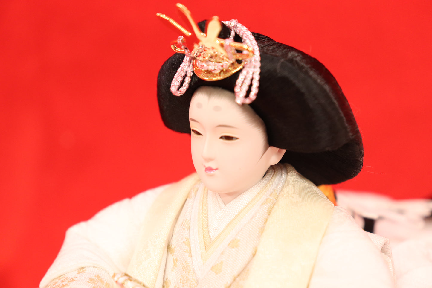 親王飾り雛人形セット （58×33×29cm）　