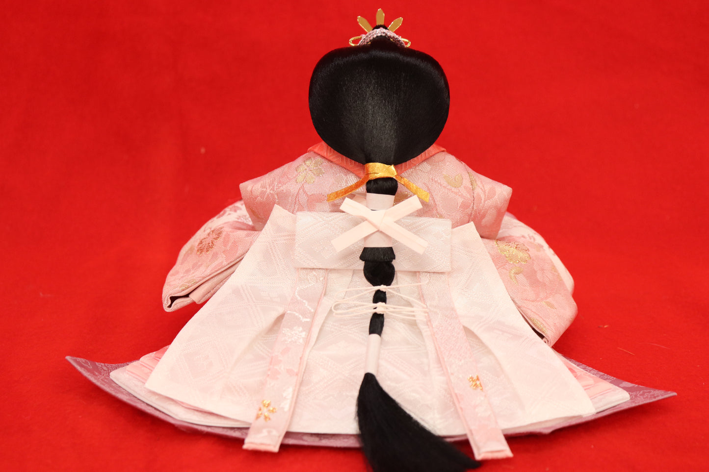 親王飾り雛人形セット （55×32×29cm）　