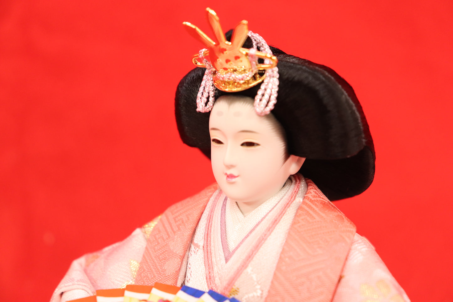 親王飾り雛人形セット （55×32×29cm）　