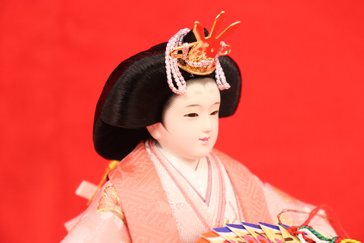 親王飾り雛人形セット （55×32×29cm）　