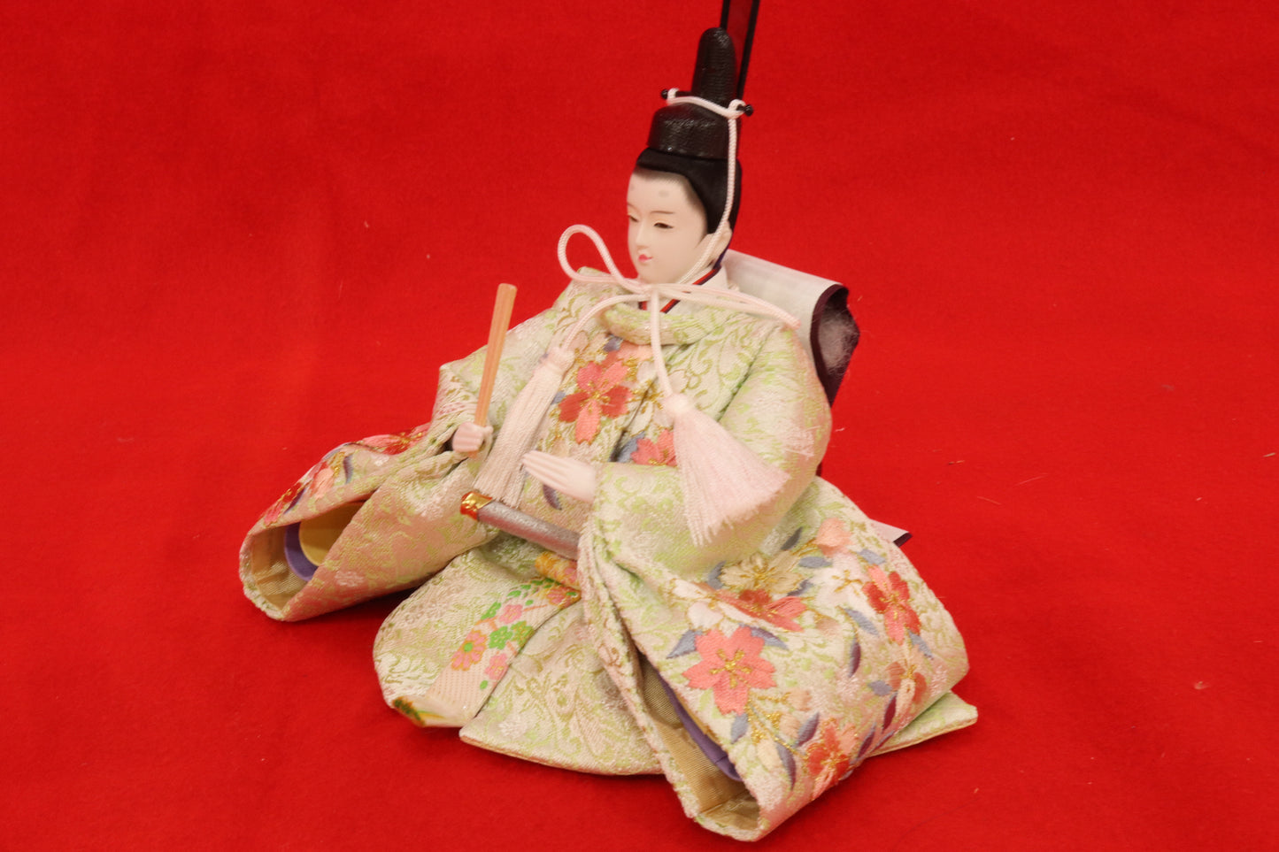 収納親王飾り雛人形セット（48cm×33cm×52cm）