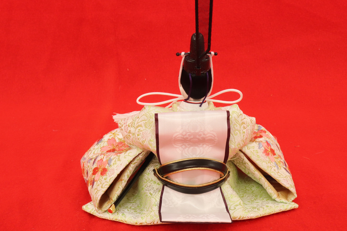 収納親王飾り雛人形セット（48cm×33cm×52cm）