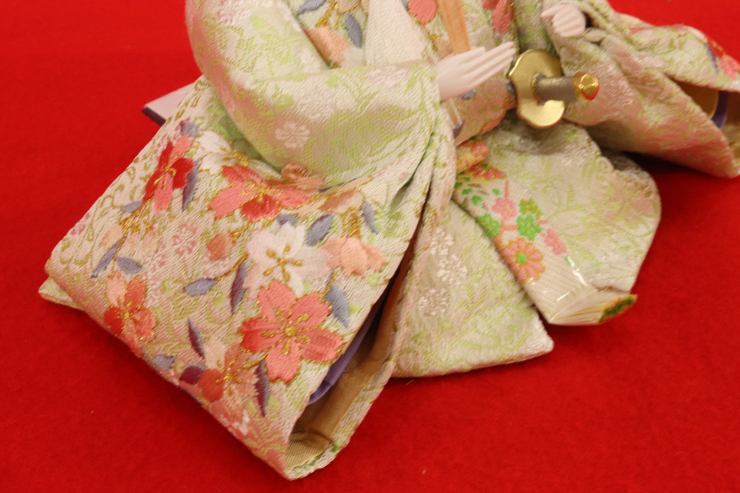 収納親王飾り雛人形セット（48cm×33cm×52cm）