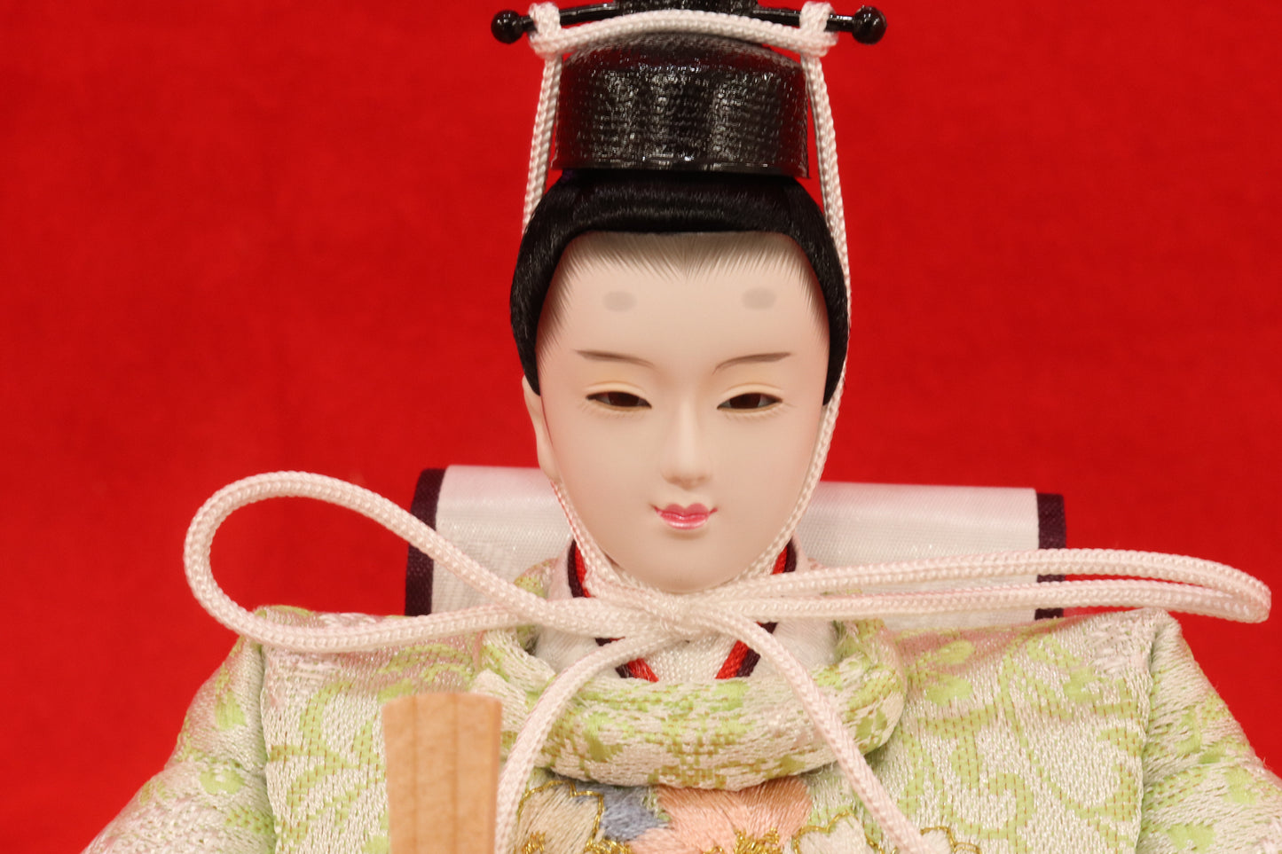 収納親王飾り雛人形セット（48cm×33cm×52cm）