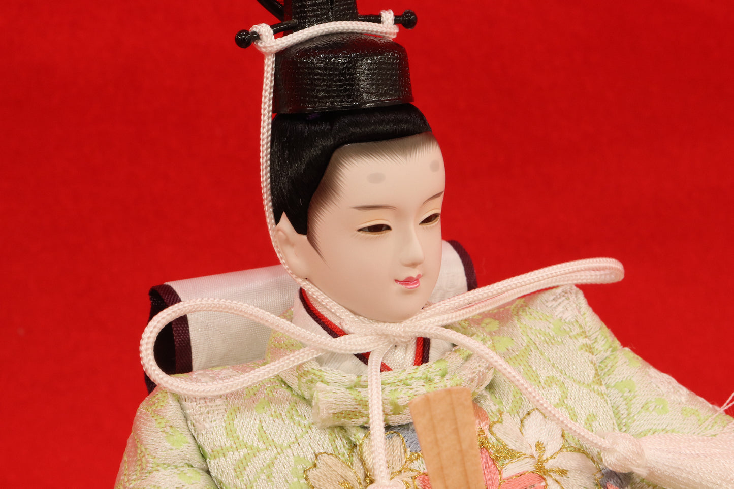 収納親王飾り雛人形セット（48cm×33cm×52cm）