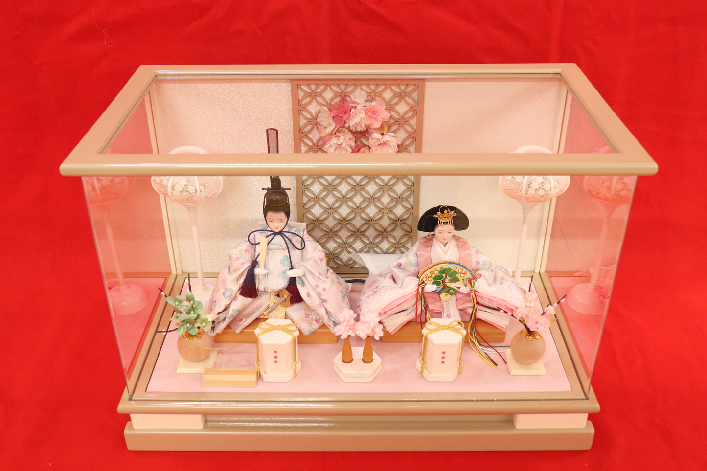 雛人形アクリルケース (53cm×28cm×36cm）