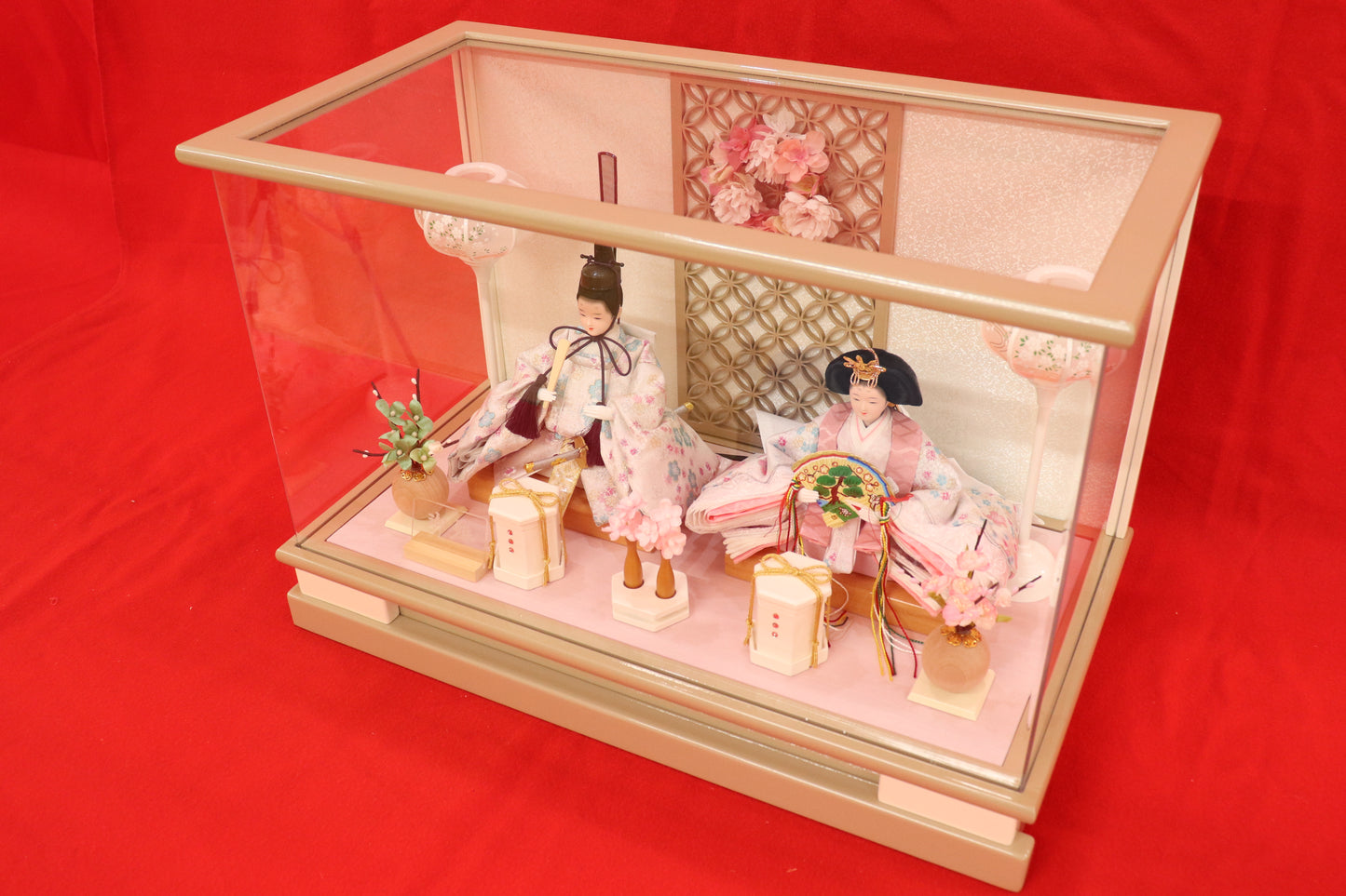 雛人形アクリルケース (53cm×28cm×36cm）