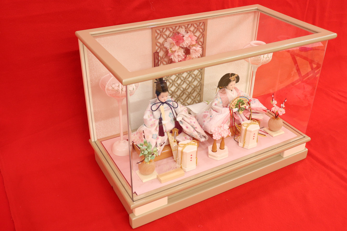 雛人形アクリルケース (53cm×28cm×36cm）